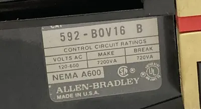 USED ALLEN-BRADLEY 592-B0V16