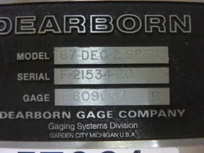 USED DEARBORN 87DEC-2SPEC