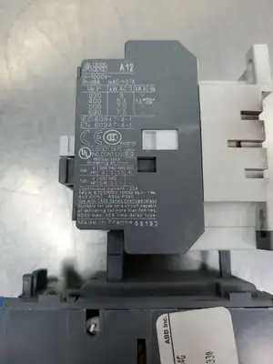 ABB A123010 28A 1000VAC Contactor w/TA25DU Auxiliary Contactor. 4A43