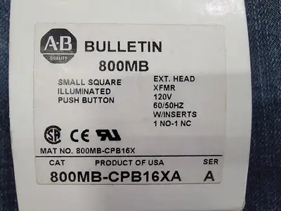NEW ALLEN-BRADLEY 800MB-CPB16XA