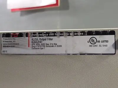 NEW TRANS-COIL KLCUL21A1