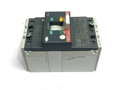 USED ABB MOLDED CASE CIRCUIT BREAKER SACE TMAX 3-POLE SACET1N160