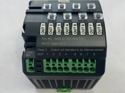 USED MURRELEKTRONIK MICO BASIC 8.4 ELECTRONIC CIRCUIT PROTECTION 8-CHANNEL