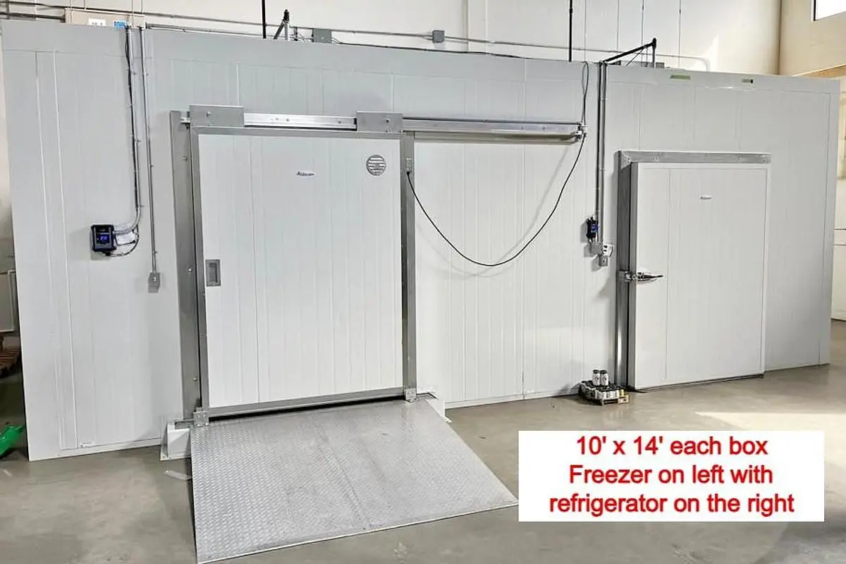 Walk in Freezer - Refrigerator Combination - like new condition
