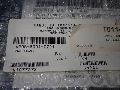 New | in-Stock FANUC A20B80010721 Input / Output Modules | HGR 24 #752696
