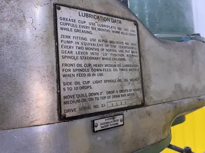 1.5 HP BRIDGEPORT SERIES I VERTICAL MILL / MILLING MACHINE: STOCK #20701