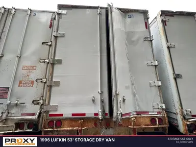 Used 1996 LUFKIN 53' STORAGE DRY VAN Box Trailers Pennsylvania US | Proxy Equipment #1384921