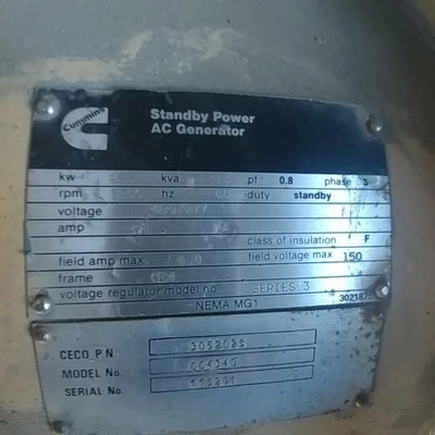Cummins 250 kW Diesel Generator