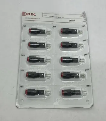 New | in-Stock IDEC Red Pilot Light Indicator PKG OF 10 Misc Electrical & Power Parts Michigan US | Maverick Industrial Sales #1390997