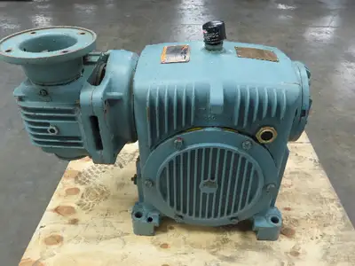 Cone Drive Gears Gear Reducer 500:1 Double Reduction 5Hp 3.5 RPM LH Gearbox