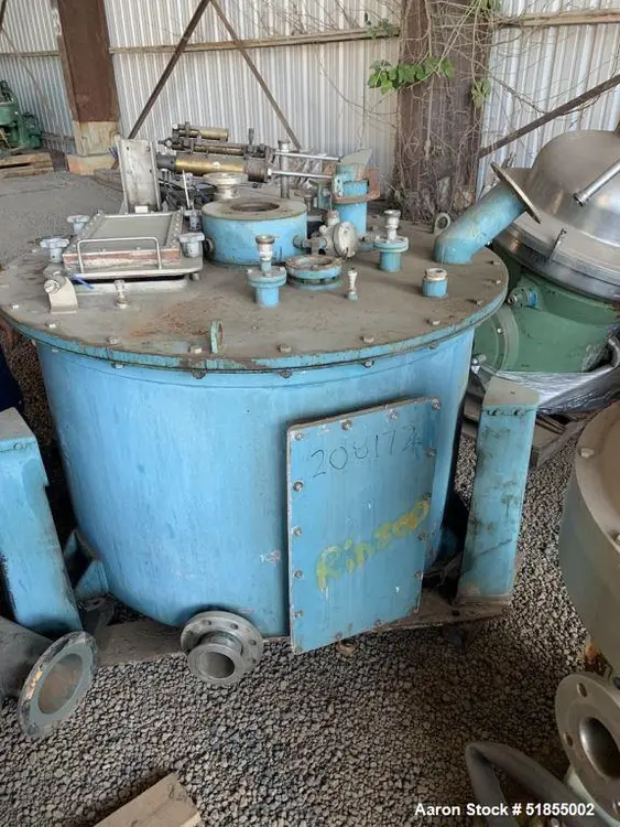 Used SANBORN _UNKNOWN_ Basket Bottom Dump Centrifuges Illinois US | Aaron Equipment #85592