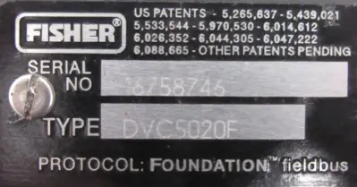 NEW FISHER DVC5020F VALVE CONTROLLER