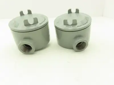 Rawelt GR Series Explosion Proof Conduit Outlet Box 3/4"NPT Two Hole Lot of 2