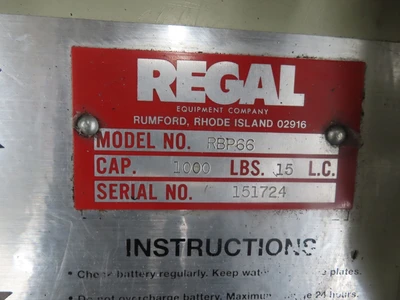 Used REGAL RBP66 Material Handling (misc) Minnesota US | Machinesused.com #1513261