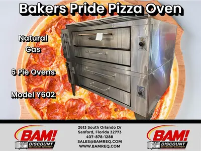 USED BAKER'S PRIDE Y602