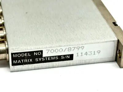 7000/8799 | Matrix Systems  Coaxial Relay Module 7000 Series - Used