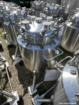 Used Jacketed Stainless Steel Tank on Casters. Made by Precision Stainless.