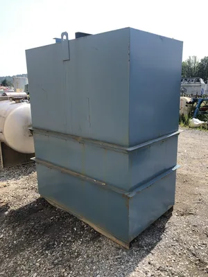 Rectangular Vertical Liquid Strainer Tank ; 630 Gallon Steel