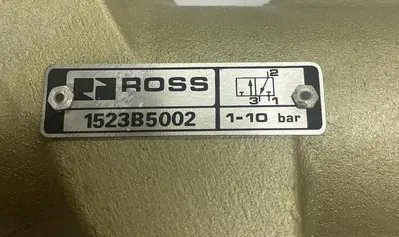 New | in-Stock ROSS 1523B5002 Pump & Valve Parts Ohio US | Surplus Asset Holdings #1262499