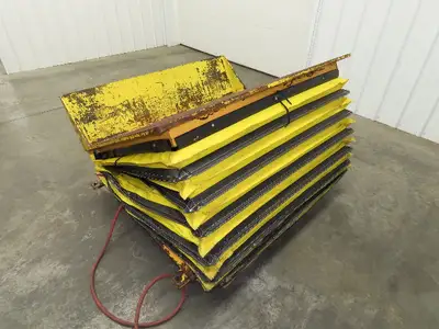 Econo Lift Pneumatic Tilt Table Tote Tipper 8000lbs 30° Degree 55 x 44" Top