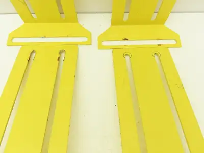 Allen Bradley 60-2723  2x8" Conveyor Sensor Reflector Bracket Yellow  Lot of 5