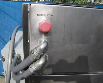 Commercial Stainless Steel Heat Shrink Tunnel 350°F Adjustable Speed Conveyor