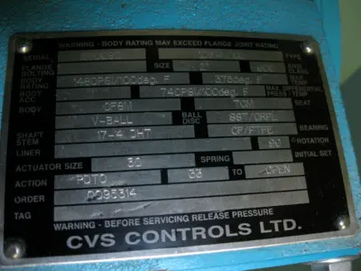 NEW CVS Controls 1051-V100