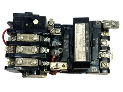 Used GE Magnetic Motor Starter NEMA Size 0 18A 600V 120V Coil B406 Heater Starters Michigan US | Maverick Industrial Sales #1400473