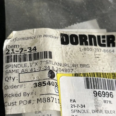 NEW Dorner 21-7-34