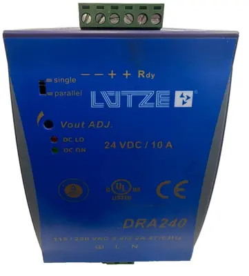 NEW LUTZE 722-759 POWER SUPPLY DRA240-24B 722759