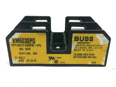 USED BUSSMANN FUSEHOLDER