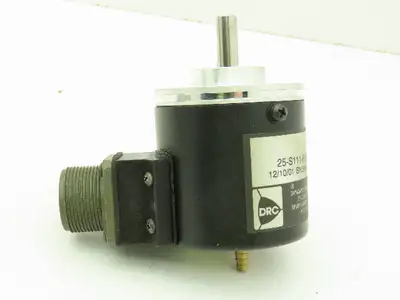 DRC Dynamics Research 25-S111-B16-2000T000 Rotary Encoder 3/8" Shaft 10-Pin