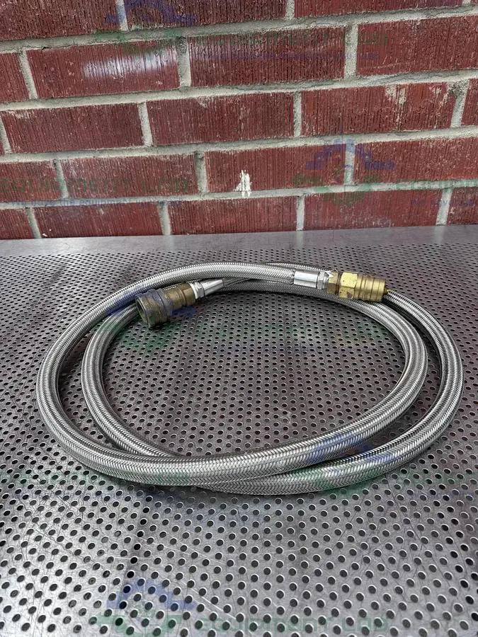 Unbranded Stainless Steel Braided Hose 130" w/ Quick Connect Fitting