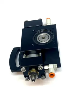 USED ROTOMATION ROTARY ACTUATOR 1" BORE 30° SINGLE RACK 1/8" NPT