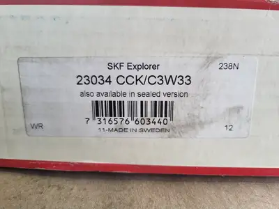 NEW SKF 23034 CCK/C3W33