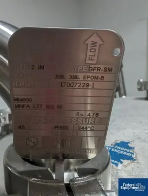 USED Mueller 240 Liter Mueller Reactor, 316L S/S, 45/75#