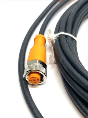 USED IFM M12 SENSOR CABLE FEMALE SHIELDED 5M EVC299