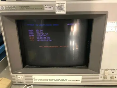 HEWLETT PACKARD 16500C LOGIC ANALYSIS SYSTEM