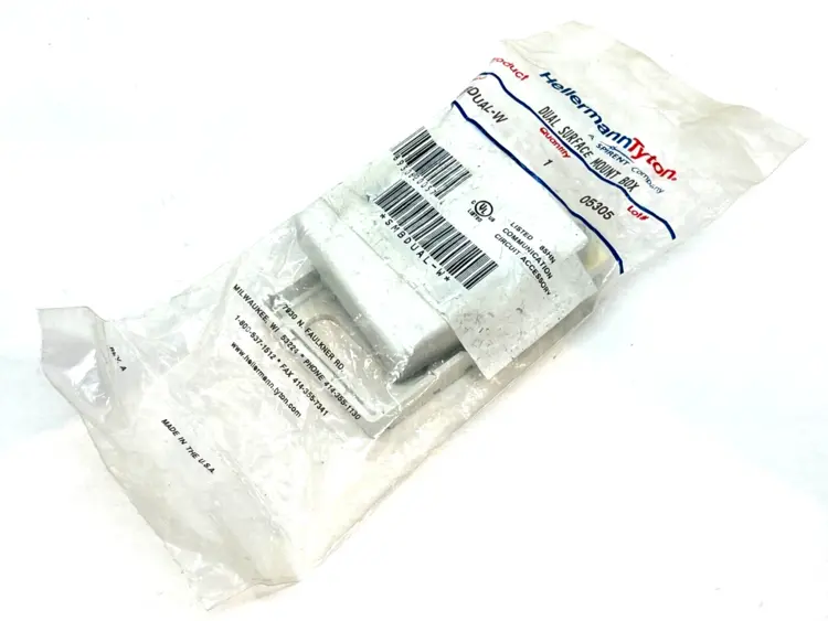 New | in-Stock HELLERMANN TYTON DUAL SURFACE MOUNT BOX Misc Industrial Equipment | Maverick Industrial Sales #1108358