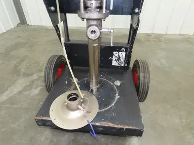 ARO 67120-P43 Pneumatic Extrusion Pump 6549 PSI 5 Gal Pail Lifter Unloader Cart
