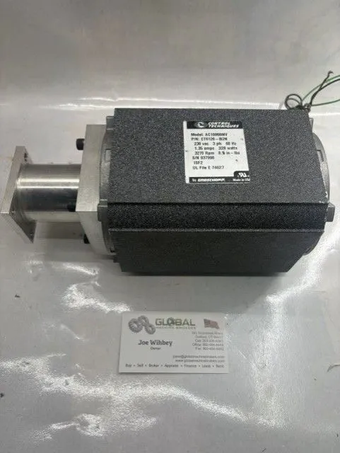 Used CONTROL TECHNIQUES AC10060NV Misc Electrical & Power Parts Connecticut US | Global Machine Brokers, LLC #1348064