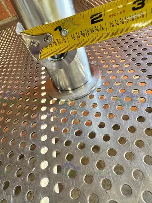 Used 3 WAY STAINLESS STEEL KF 50 TO KF 16/10 ELBOW NIPPLE VACUUM FITTING Valves/Fittings California US | Equipment Lab #1317035