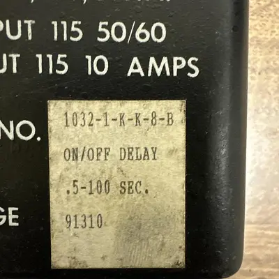Used ISSC 1032-1-K-K-8-B Timers | Surplus Asset Holdings #1226591