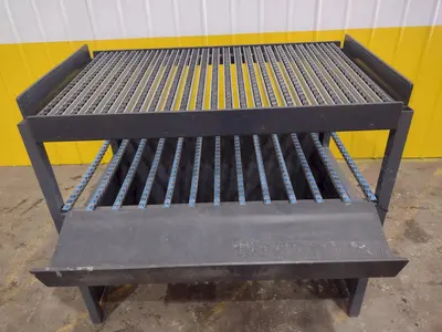 59" X 36" X 52" STEEL PARTS TABLE: STOCK #20616