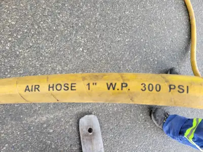 1" x 50 FT 300 PSI Air/Water Hose