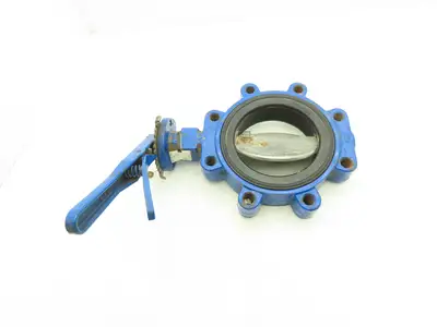 Keystone AR2 805 Lug Butterfly Valve 6" w/Handle Stainless Disc 175 PSI