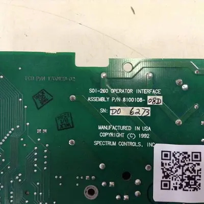 USED SPECTRUM CONTROLS 8100108-08D