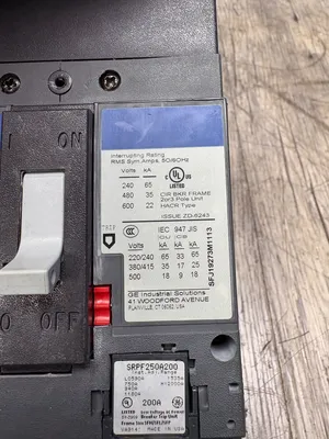 Used GENERAL ELECTRIC SFHA36AT0250 Circuit Breakers South Carolina US | ESS Industrial Equipment Sales #1251269