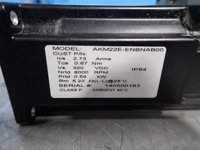 Used KOLLMORGEN AKM22EENBNAB00 Servo Motors | HGR 24 #730896