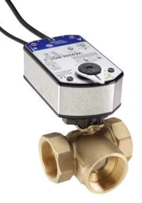 Johnson Controls VG1841FR+948GGA 3-Way 2" Forged Brass Ball Valve, Cv 29.2 [New]